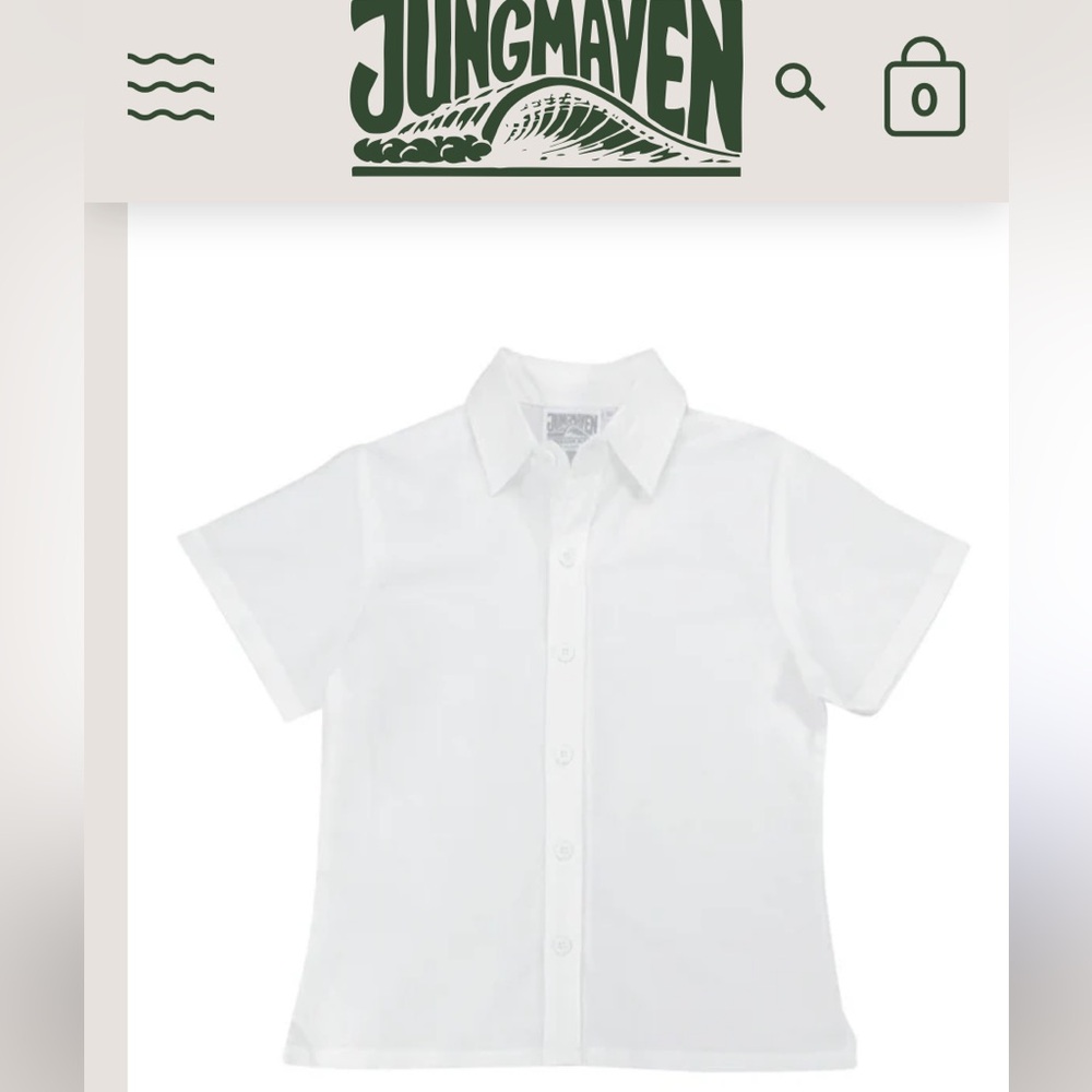 NWT Jungmaven cotton hemp Button Down Shirt